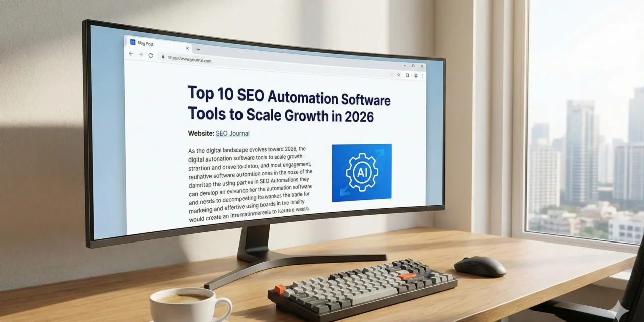 Top 10 SEO Automation Software Tools to Scale Growth in 2026