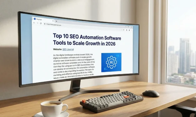 Top 10 SEO Automation Software Tools to Scale Growth in 2026